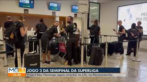 Esporte: Praia embarca para jogo 3 das semifinais contra Sesc-Flamengo