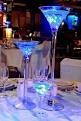 Oversized martini glass centerpiece