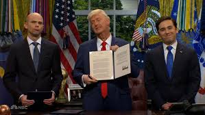 SNL Spoofs Trump's First 100 Days with Executive Order Blitz