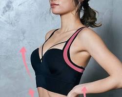 アップミースタイリングブラ クロスベルトの位置調整の画像