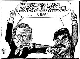 Image result for invading Iraq CARTOON