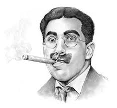 Groucho Marx portrayed by Frank Ferrante by gregchapin - groucho_marx_portrayed_by_frank_ferrante_by_gregchapin-d3rbk4r