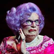 His gladiola-wielding alter-ego Dame Edna Everage transcended her way from a cult classic to a global institution in the 1980s and has enjoyed many ... - HELLOOOPOSSUMSDAMEEDNATOBRINGFAREWELLTOURTOWESTEND