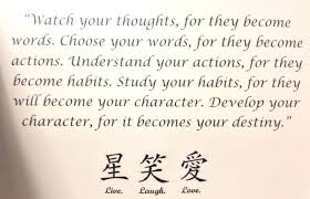 Found quote from my brother. &quot;Watch your thoughts, for they become ... via Relatably.com