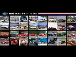 Image result for 50 years of the ford mustang