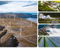 geothermal hydro solar renewable energy plant infrastructure, buatan AI