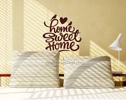 Home Sweet Home Quote Wall Sticker– WallStickerDeal.com via Relatably.com