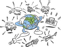 Resultado de imagen de dibujos contamina el medio ambiente