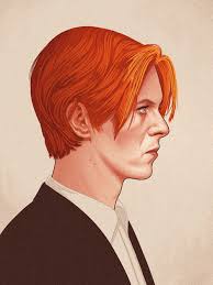 Thomas Jerome Newton (David Bowie) from The Man Who Fell to Earth by Mike Mitchell - Mike-Mitchell-Thomas
