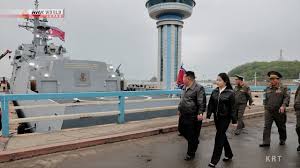朝媒称金正恩下令将一艘新型驱逐舰6月交付海军| NHK WORLD-JAPAN News