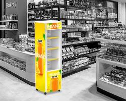 Imagen de Branded cooler in a store