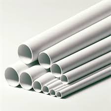 White PVC Round Tube Pipe 1m Long Various Sizes - 7mm 10mm ...
