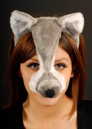 Wolf Mask On Headband - wolf%2520headpiecers