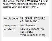 Imagem de VirtualBox driver installation warning
