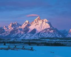 Image of Jackson Hole, Wyoming in winter