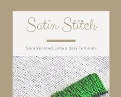 Image of satin stitch