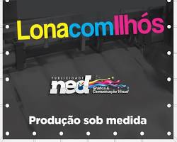 Imagem de Banner em lona brilho 380g para anúncio de produto