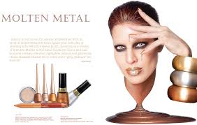 Makeup by James Kershaw for Jane Iredale - Photographs by Ernest at studio-e.ca - Model Paula B. Beauty is luminous this season, embellished with an array ... - Beauty-FW2012-Molten