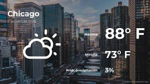 Pronóstico del tiempo en Chicago para este miércoles 8 de julio