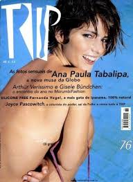 Related Links: Ana Paula Tabalipa, Trip Magazine [Brazil] (February 2000). +0. Rate this magazine cover - v0dzzmhetnnltenz