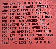 Louis Kahn | Talking with brick | Inspirations | Pinterest | Louis ... via Relatably.com