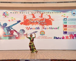 Image of Dance competition in Kadi Sarva Vishwavidyalaya