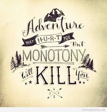 Killing-monotony-with-adventure-art-quotes.jpg via Relatably.com