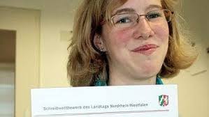 Sarah Schmitz hat den ersten Platz bei einem Schreibwettbewerb des Landtags ...