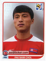 Pak Nam-Chol (Korea DPR). Sticker 516. Panini FIFA World Cup. - 516