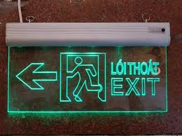 Đèn Exit mica 1 mặt chỉ phải ZX-1RE3W