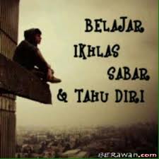 Image result for sadar dan sabar