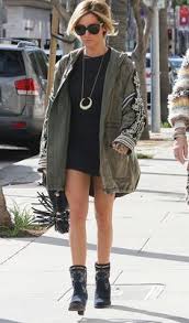 Image result for images of celebs wearing military fashions