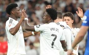 Golaço de Vini Jr em Real Madrid x Alavés choca torcedores: 'Pare com isso'