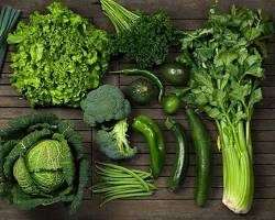 صورة الخضروات الورقية الخضراء