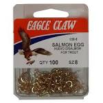 Eagle Claw Salmon Egg Up Eye Offset Fishing Hook