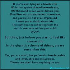 If you&#39;re ever lying on a beach with 80 billion grains of sand ... via Relatably.com