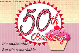 50th Birthday Wishes Messages, Greetings and Wishes - Messages ... via Relatably.com