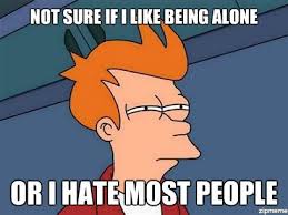 Image result for alone meme