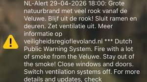 NL-Alert doet het niet goed. ’Er wordt aan gewerkt. Vroeger was het nog erger’