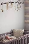 Idee deco murale chambre bebe fille nature