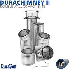16" Diameter DuraVent DuraChimney Components | Woodland Direct