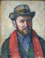 Le peintre Jean DRIES (Jean Driesbach : 1905-1973), qui traversa les courants de la peinture abstraite (cubisme, fauvisme...) sans y adhérer. - driesautoportrait