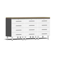 Ulti-MATE Garage 2.0 Series White Metallic 4-Piece ...
