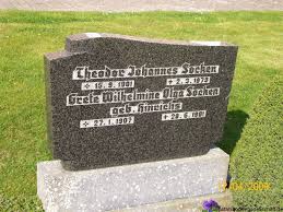 Grab von Theodor Johannes Focken (15.09.1901-02.03.1979), Friedhof ...