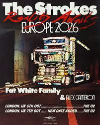 THE STROKES ADD SECOND LONDON O2 SHOW TO 2026 GLOBAL TOUR AMID HUGE DEMAND!
