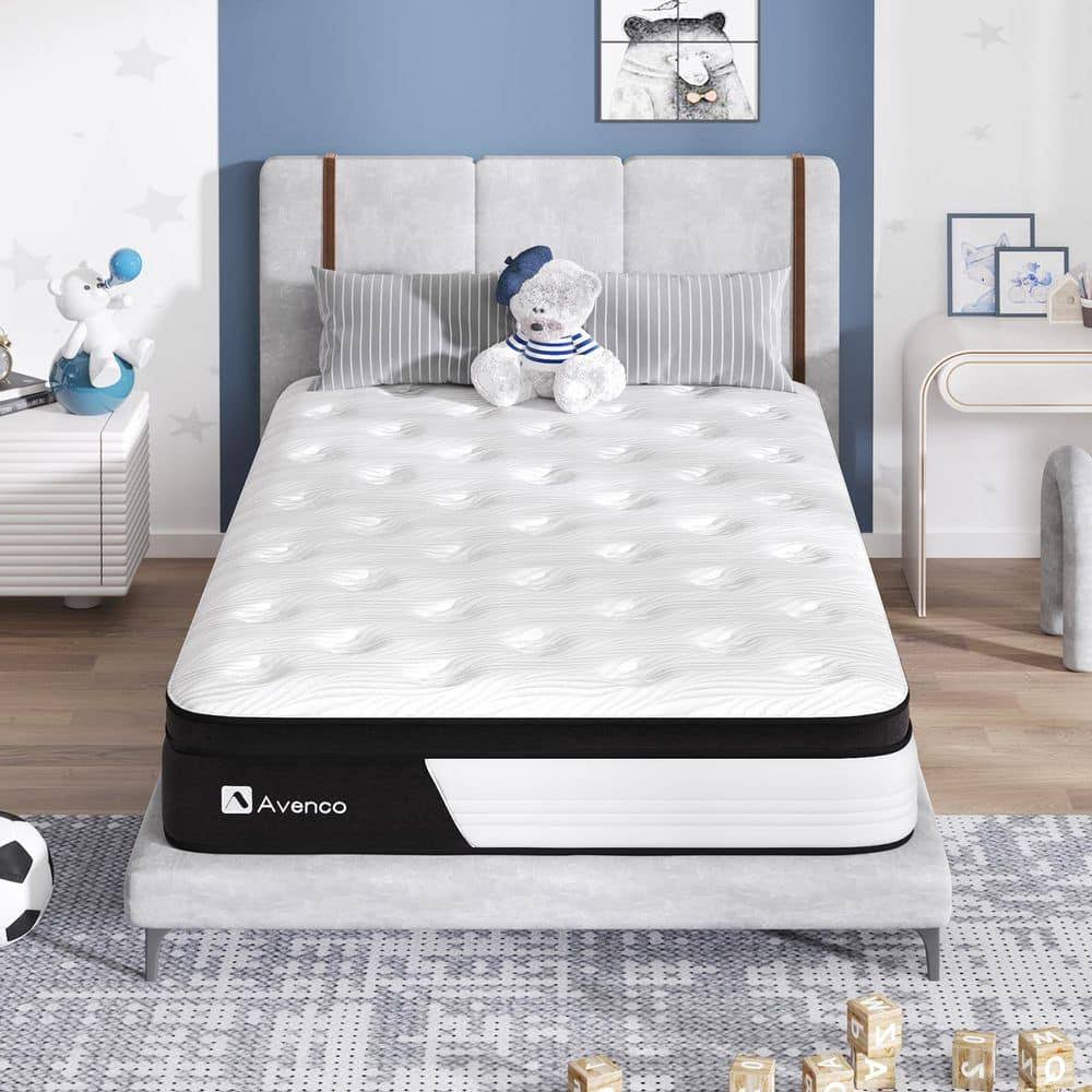 Avenco 12 inch Hybrid Mattress Innerspring and Gel Memory Foam in a Box