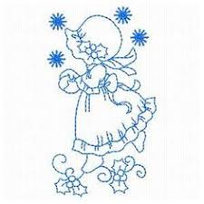 Résultat de recherche d'images pour "Redwork embroidery girls dress up"