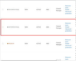 Image of monitoring policy compliance in the AWS Firewall Manager console