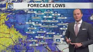 Rain and snow ending tonight, late season freeze Thursday morning for northern New Mexico