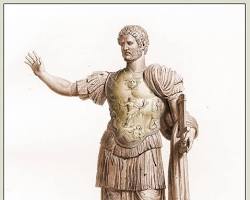 Image of Hadrian in Greek attire